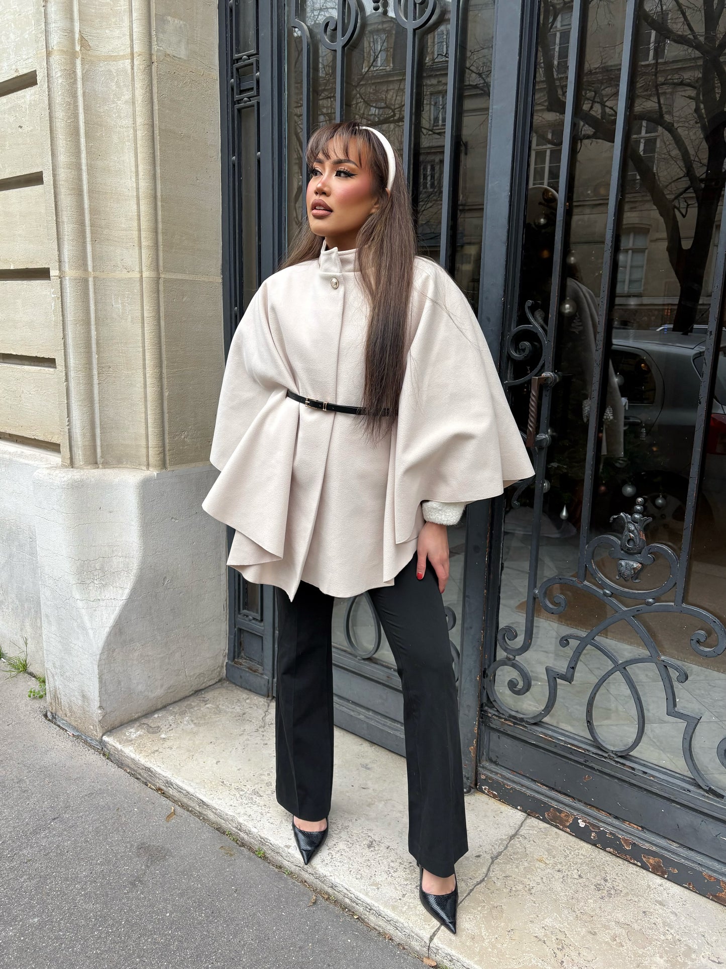 Cape avec ceinture