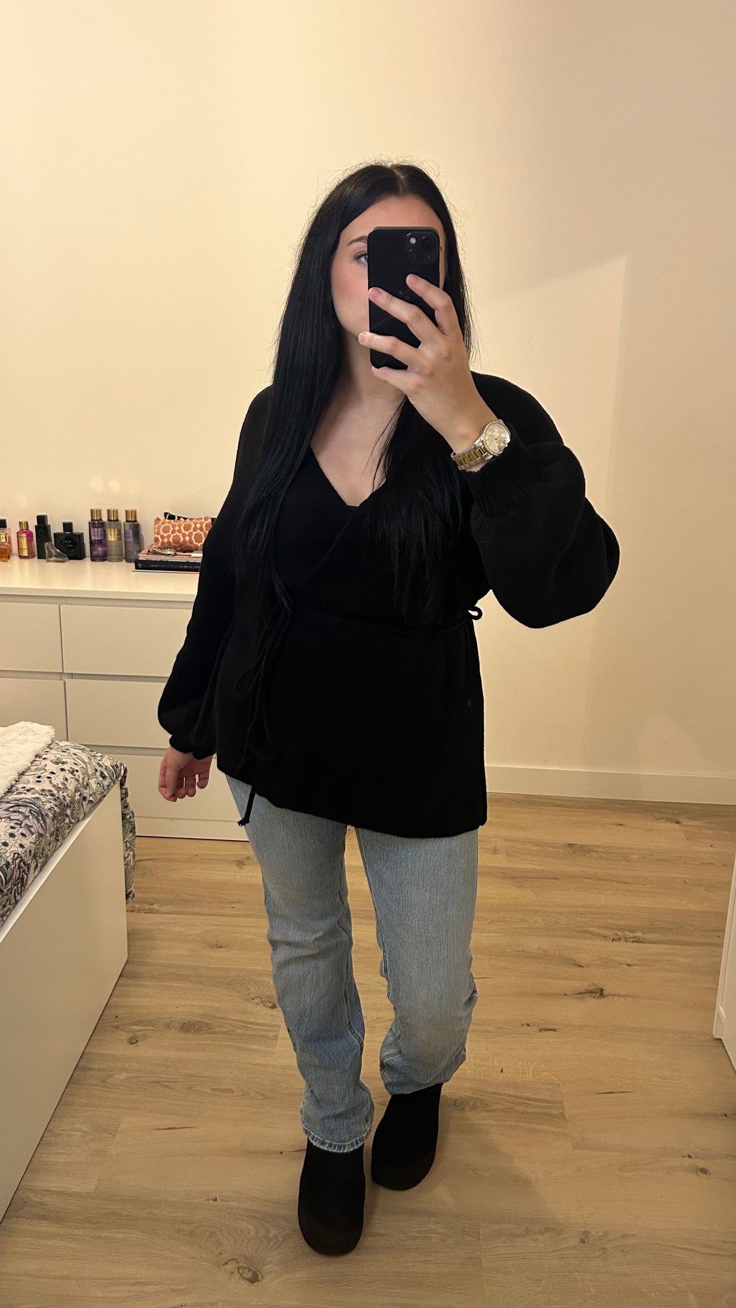 Gilet à nouer noir